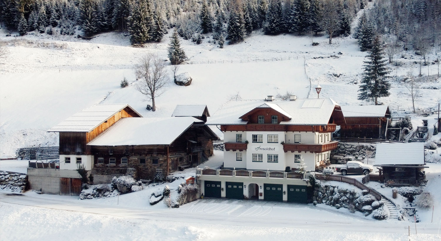 Fresoldhof in winter